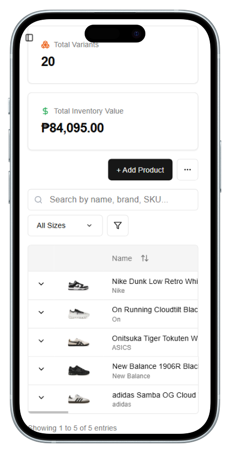 FootVault Mobile App